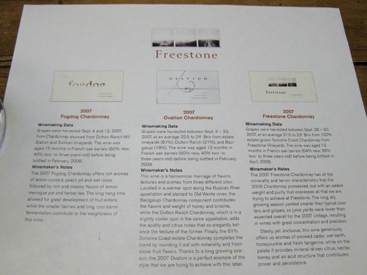 Freestone Vineyards, 12747 El Camino Bodega, Freestone, California