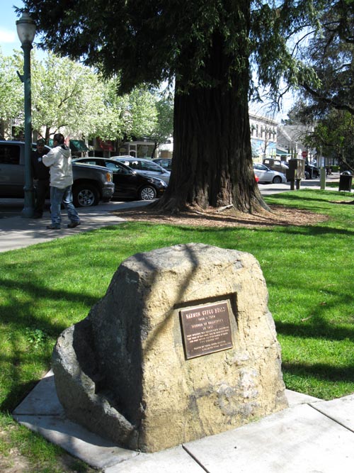 Harmon Gregg Heald Marker, Healdsburg Plaza, Healdsburg, California