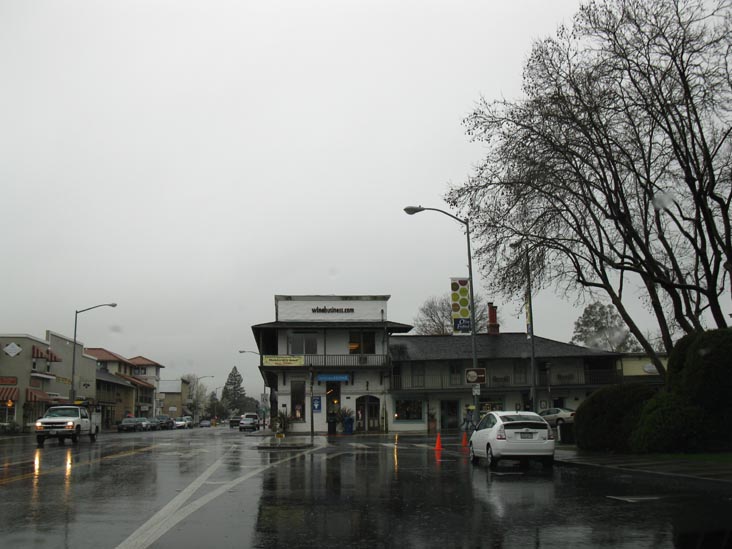 Napa Street and 1st Street West, Sonoma Plaza, Sonoma, California