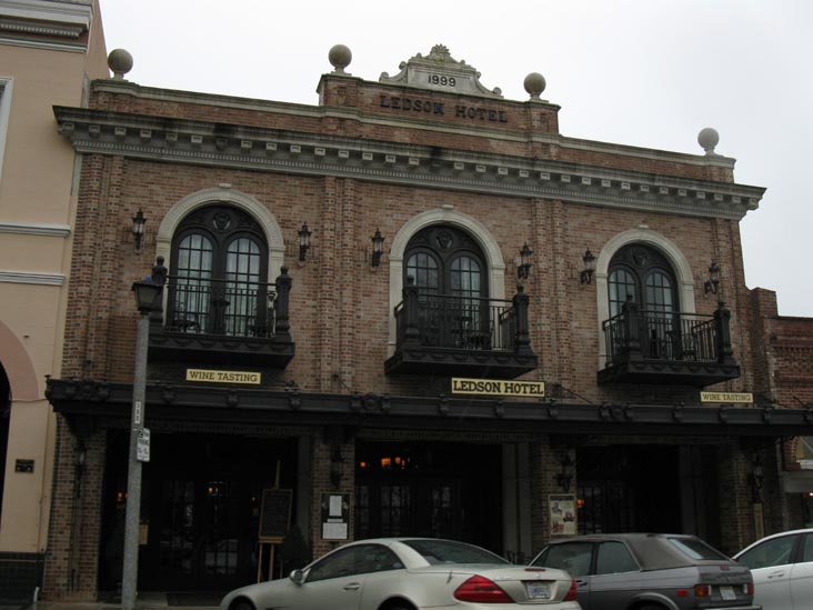 Ledson Hotel, 480 1st Street East, Sonoma Plaza, Sonoma, California