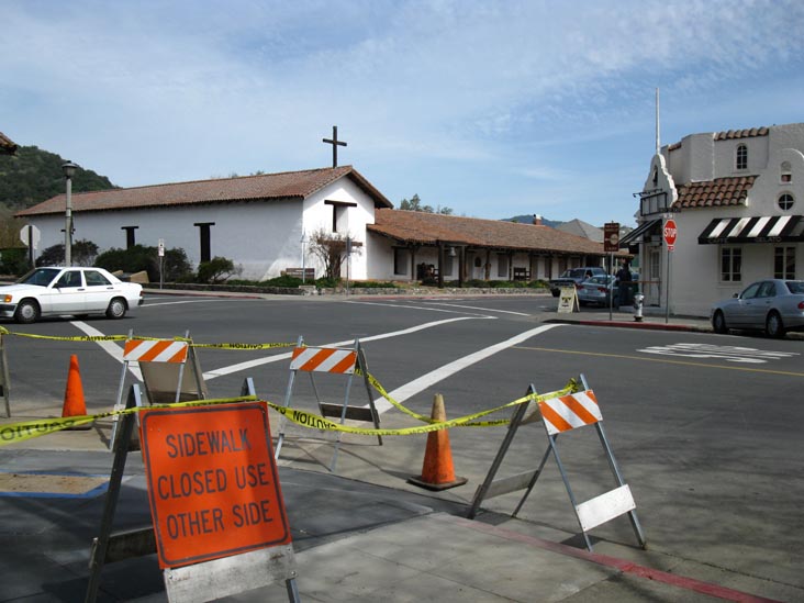 1st Street East and Spain Street, Sonoma Plaza, Sonoma, California