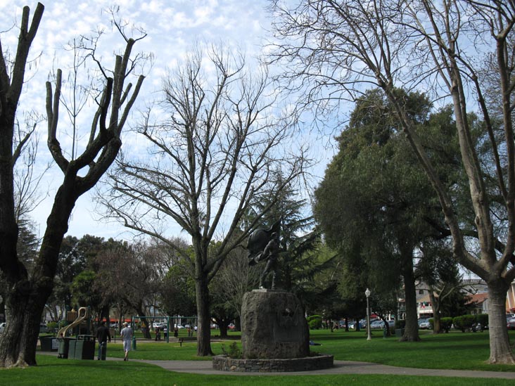 Bear Flag Revolt Monument, Sonoma Plaza, Sonoma, California