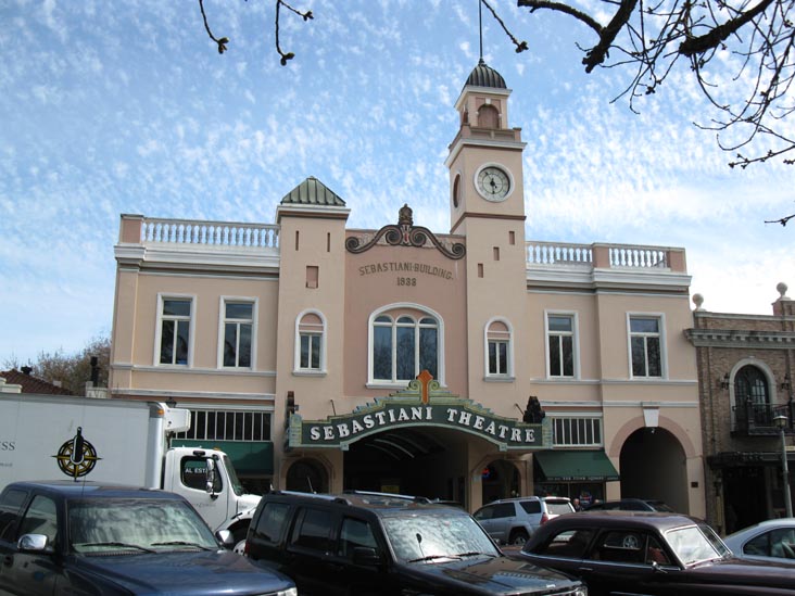 Sebastiani Theatre, 476 1st Street East, Sonoma Plaza, Sonoma, California