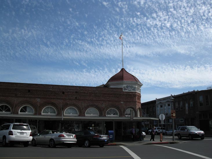 1st Street East and Napa Street, Sonoma Plaza, Sonoma, California