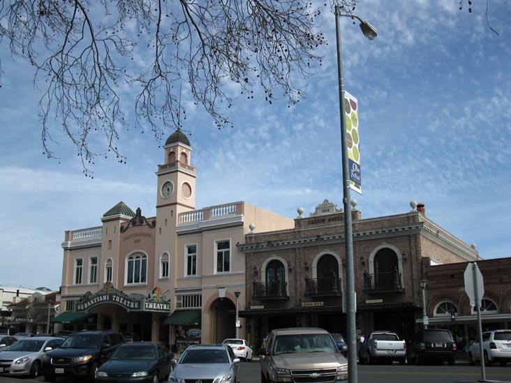 1st Street East, Sonoma Plaza, Sonoma, California