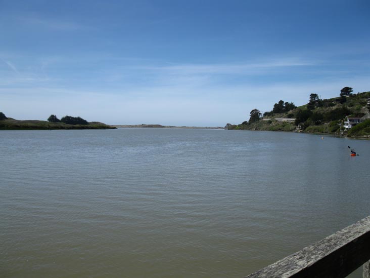 Russian River From Jenner Visitor Center, Sonoma Coast State Park, Sonoma County, California