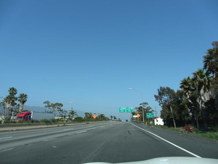 US 101 at Milpas Street, Santa Barbara, California, May 19, 2012