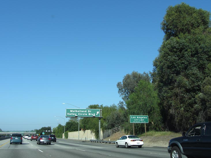 US 101/Ventura Freeway at Mulholland Drive, Los Angeles, California, May 19, 2012
