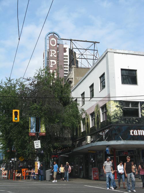 Granville Street and Smithe Street, NE Corner, Vancouver, BC, Canada