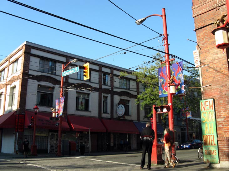 Columbia Street and Pender Street, East Side, Chinatown, Downtown Eastside, Vancouver, BC, Canada