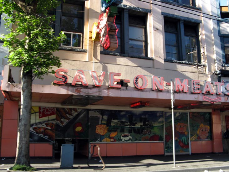 Save-On Meats, 43 West Hastings Street, Downtown Eastside, Vancouver, BC, Canada
