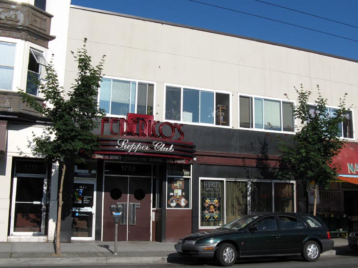 Federico's Supper Club, 1728 Commercial Drive, East Vancouver, BC, Canada