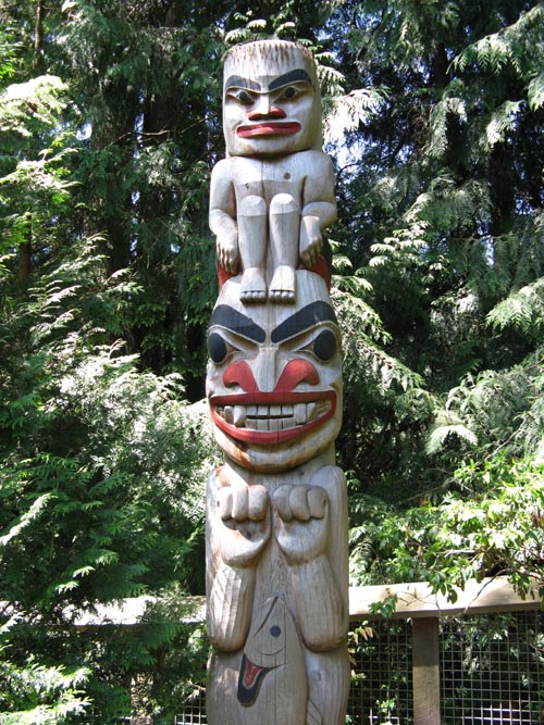 Totem Poles, Totem Park, Capilano Suspension Bridge, North Vancouver, BC, Canada