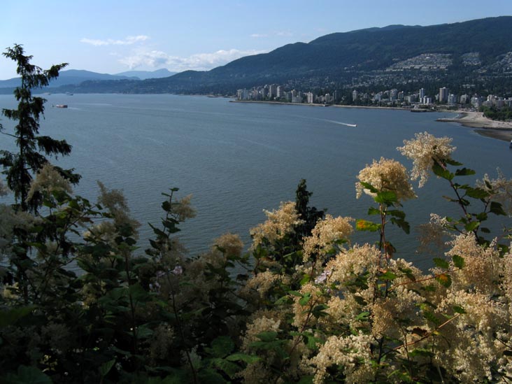 Burrard Inlet From Prospect Point Lookout, Stanley Park, Vancouver, BC, Canada