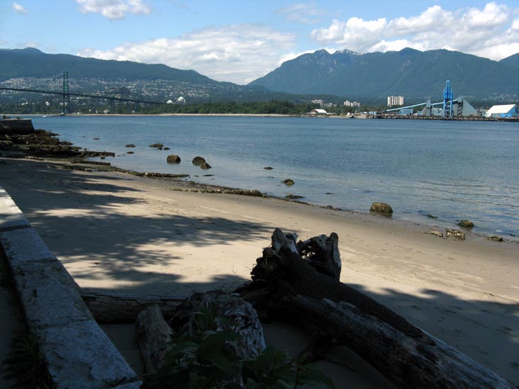 Burrard Inlet, Seawall Walk, Stanley Park, Vancouver, BC, Canada