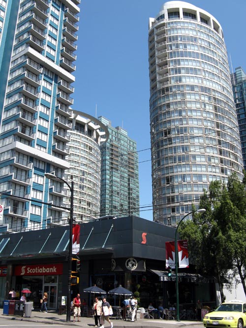 Blenz Coffee, 1201 Robson Street at Bute Street, NW Corner, West End, Vancouver, BC, Canada