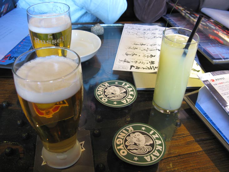 Drinks, Kingyo, 871 Denman Street, West End, Vancouver, BC, Canada