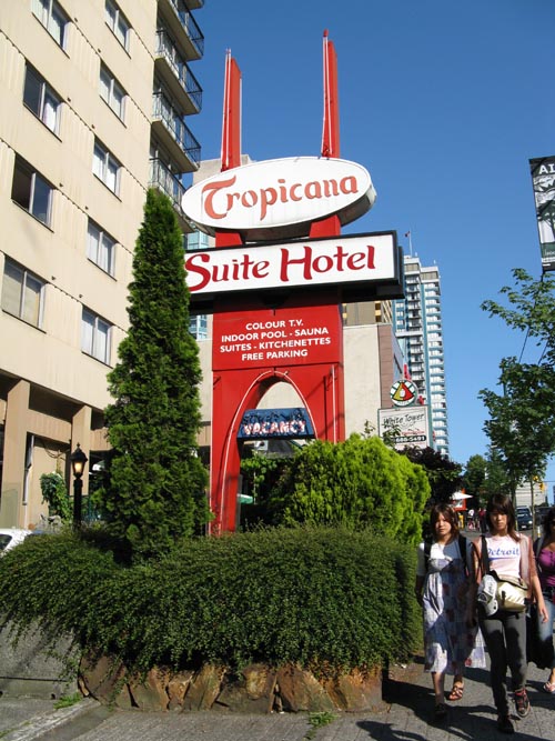 Tropicana Suite Hotel, 1361 Robson Street, West End, Vancouver, BC, Canada