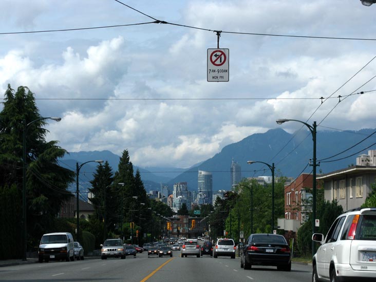 Oak Street Looking North Towards Downtown Vancouver, West Side, Vancouver, BC, Canada