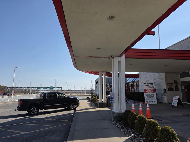 U.S.-Canadian Border, IGL Duty Free, 350 Autoroute 15, Saint-Bernard-de-Lacolle, Québec, Canada, April 8, 2026