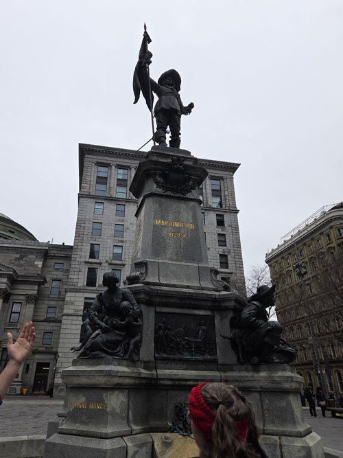 Maisonneuve Monument, Place d'Armes, Montr&eacute;al, Canada, April 5, 2026