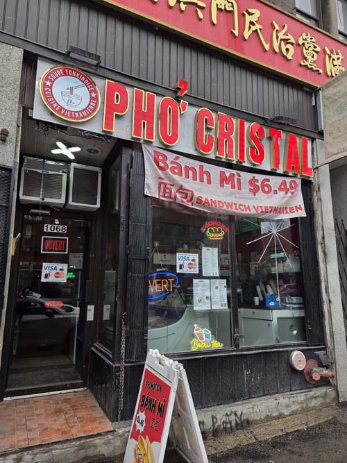 Pho Cristal, 1068 Boulevard Saint-Laurent, Montr&eacute;al, Canada, April 5, 2026