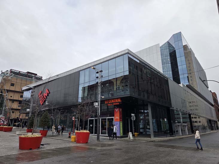 Le Central, Rue Sainte-Catherine Ouest at Rue Clark, Montr&eacute;al, Canada, April 5, 2026