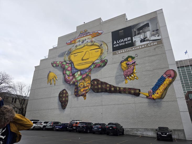 OSGEMEOS Mural, Montr&eacute;al, Canada, April 5, 2026