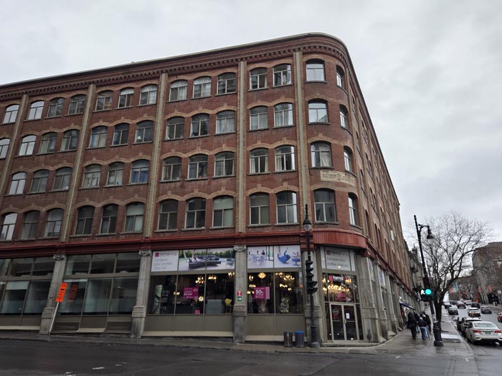 Boulevard Saint-Laurent at Rue Ontario, Montr&eacute;al, Canada, April 5, 2026