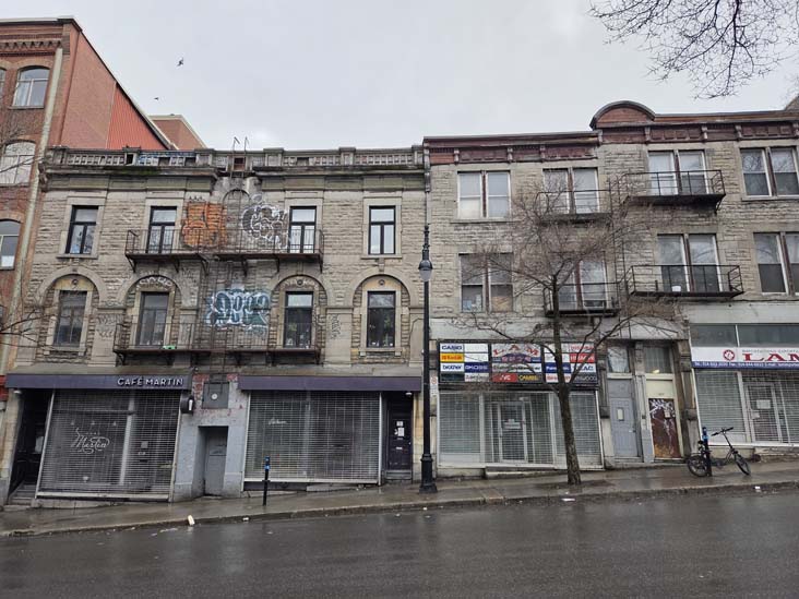 Boulevard Saint-Laurent Between Rue Ontario and Rue Saint-Norbert, Montr&eacute;al, Canada, April 5, 2026