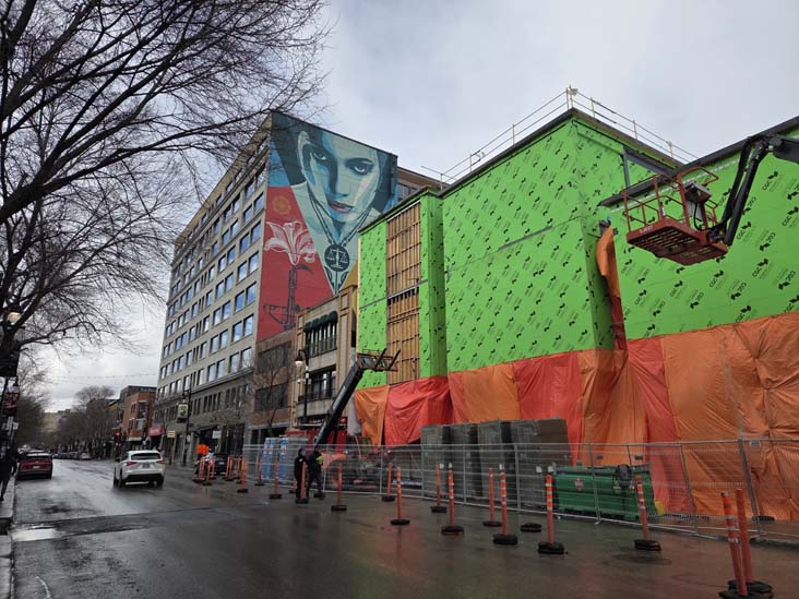 Boulevard Saint-Laurent Between Rue Milton and Prince Arthur Street, Montr&eacute;al, Canada, April 5, 2026