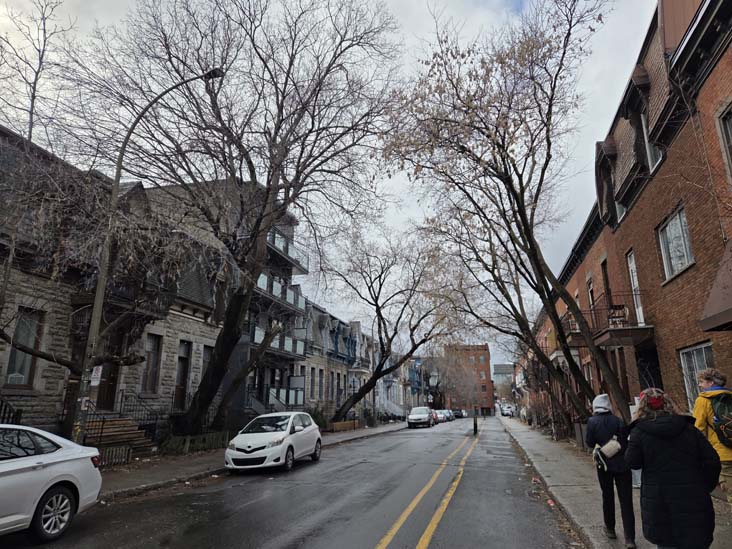 Rue Clark Between Prince Arthur Street West and Rue Guilbault Ouest, Montr&eacute;al, Canada, April 5, 2026