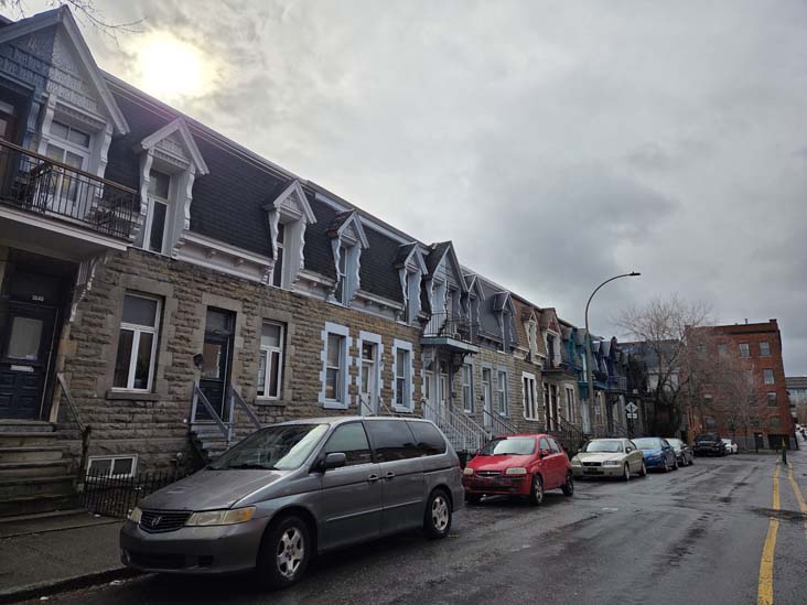 Rue Clark Between Prince Arthur Street West and Rue Guilbault Ouest, Montr&eacute;al, Canada, April 5, 2026