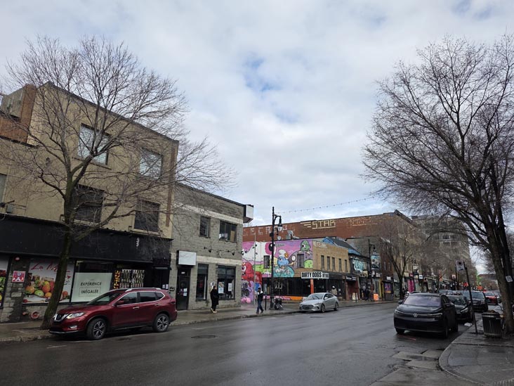 Boulevard Saint-Laurent at Rue Guilbault Ouest, Montr&eacute;al, Canada, April 5, 2026
