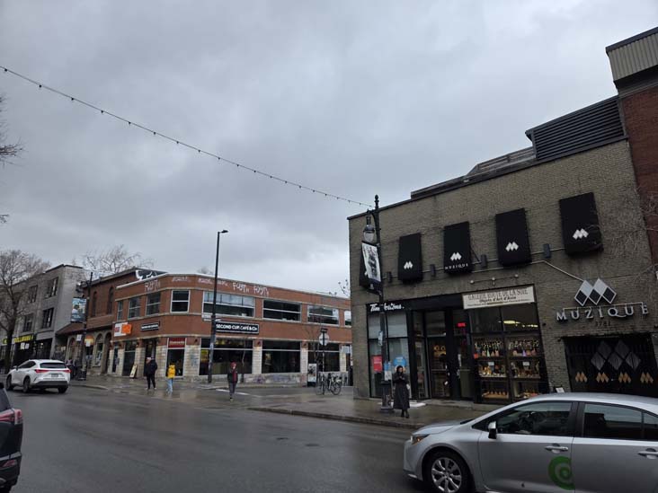 Boulevard Saint-Laurent at Rue Roy, Montr&eacute;al, Canada, April 5, 2026