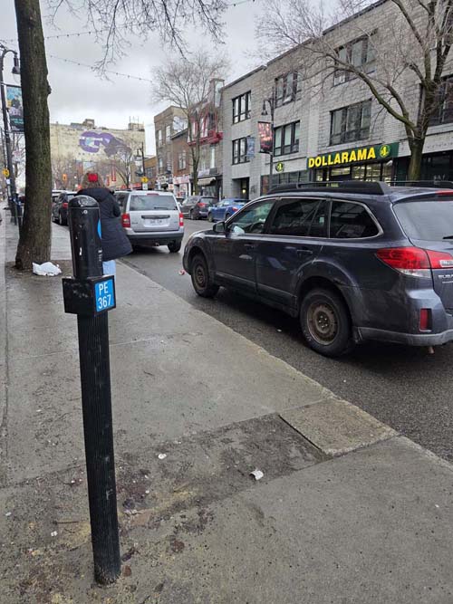 Boulevard Saint-Laurent Near Rue Roy, Montr&eacute;al, Canada, April 5, 2026