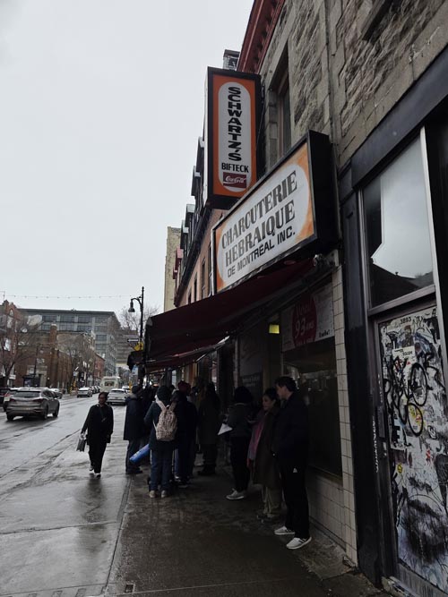 Schwartz's Deli, Boulevard Saint-Laurent, Montréal, Canada, April 5, 2006