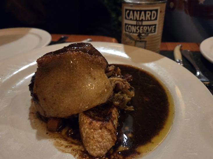 Canard en Conserve/Duck In a Can, Au Pied de Cochon, Montréal, Canada, April 5, 2026