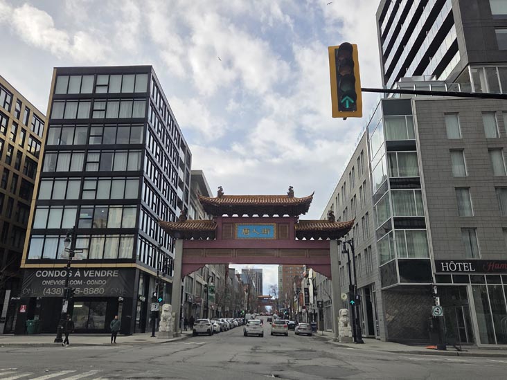 Boulevard Saint-Laurent at Avenue Viger, Montr&eacute;al, Canada, April 6, 2026