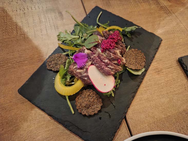 Boeuf Wagyu en Gravlax/Gravlax Wagyu Beef, Caribou Gourmand, Montr&eacute;al, Canada, April 4, 2026