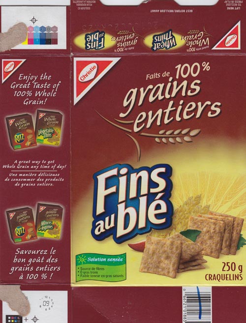 Fins Au Blé/Wheat Thins