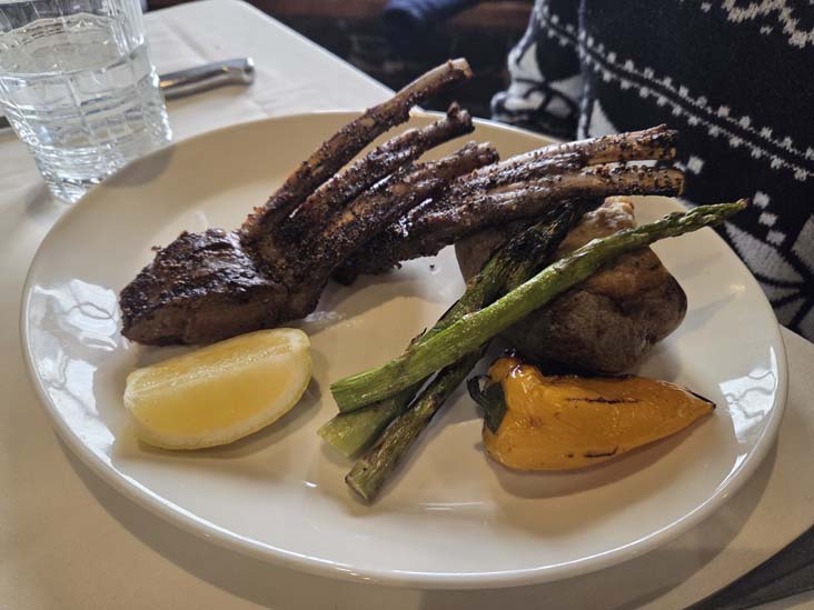 Carr&eacute; d'Agneau d'Youville/Youville Rack of Lamb, Gibbys, Montr&eacute;al, Canada, April 8, 2026