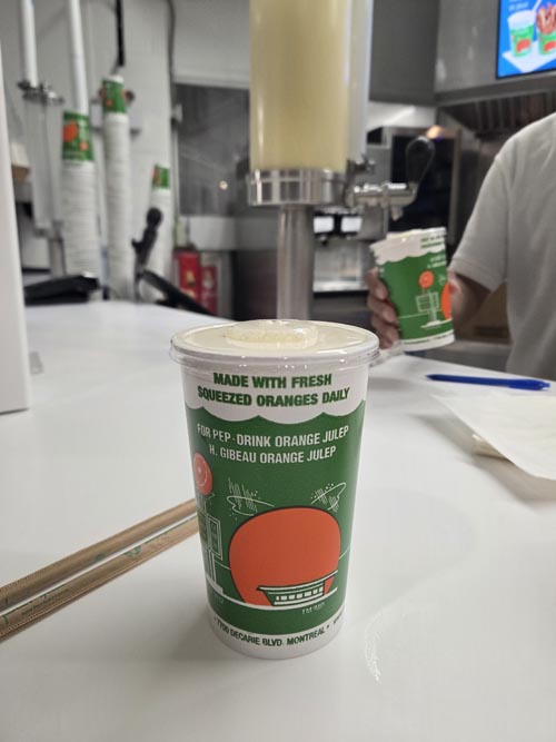 Orange Julep, Gibeau Orange Julep, Montréal, Canada, April 7, 2026