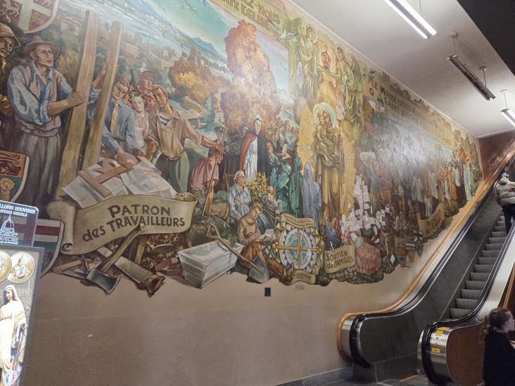 Saint Joseph's Oratory 50th Anniversary Mural, Oratoire Saint-Joseph-du-Mont-Royal/Saint Joseph's Oratory, Montr&eacute;al, Canada, April 6, 2026