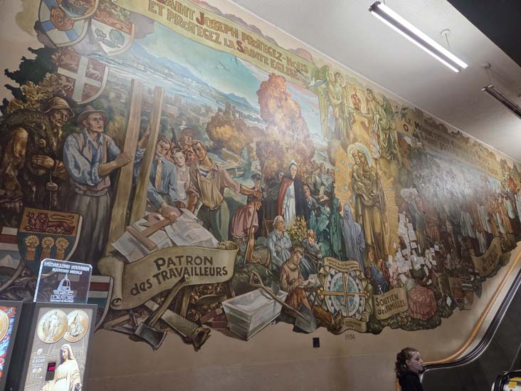 Saint Joseph's Oratory 50th Anniversary Mural, Oratoire Saint-Joseph-du-Mont-Royal/Saint Joseph's Oratory, Montr&eacute;al, Canada, April 6, 2026