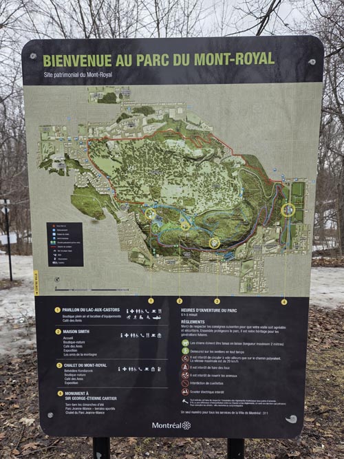 Parc du Mont-Royal/Mount Royal Park, Montr&eacute;al, Canada, April 4, 2026