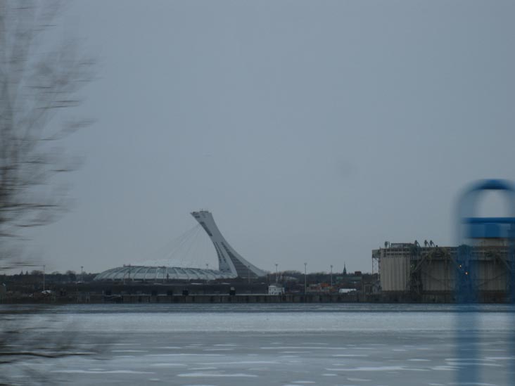 Stade Olympique/Olympic Stadium From Autoroute 20, Montréal, Québec, Canada