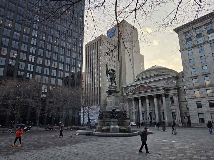 Maisonneuve Monument, Place d'Armes, Montr&eacute;al, Canada, April 3, 2026