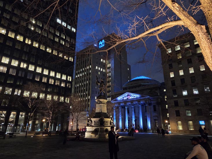 Place d'Armes, Montr&eacute;al, Canada, April 3, 2026