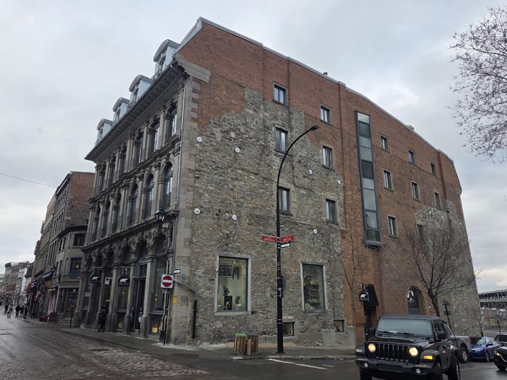 Rue Saint-Paul Est at Boulevard Saint-Laurent, Montr&eacute;al, Canada, April 7, 2026